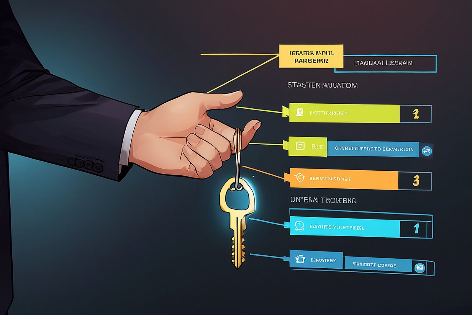 Business Management Diagram Concept